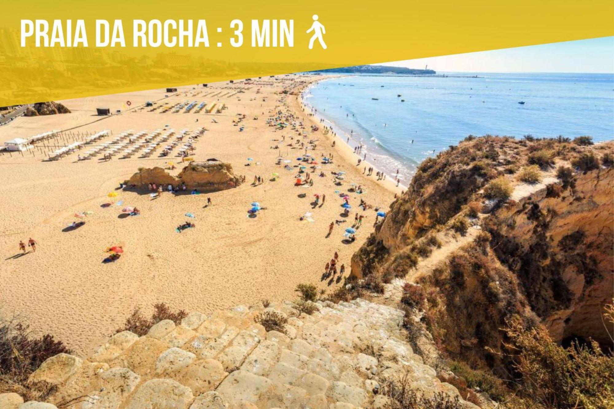 Sunscape Rocha Prime - Oceanview - Wifi - Parking Apartment Portimao Exterior photo
